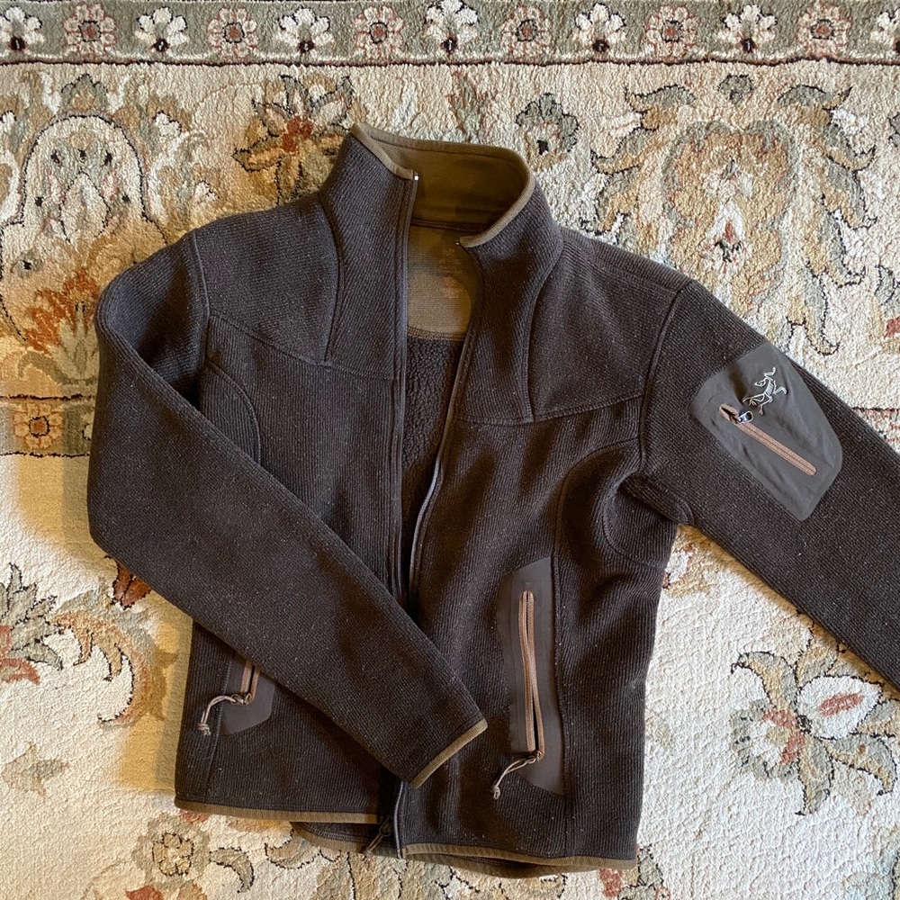Arc’teryx Brown Sweatshirt Jacket Fleece
